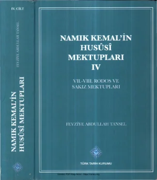 Tansel Namık Kemalin Hususi Mektupları Cİlt IV