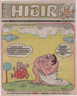 HıBıR Sayı 020 kitap kapağı