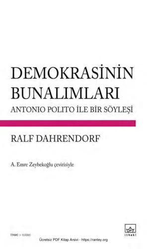 Demokrasinin Bunalımları Antonio Polito ile Bir Söyleşi kitap kapağı