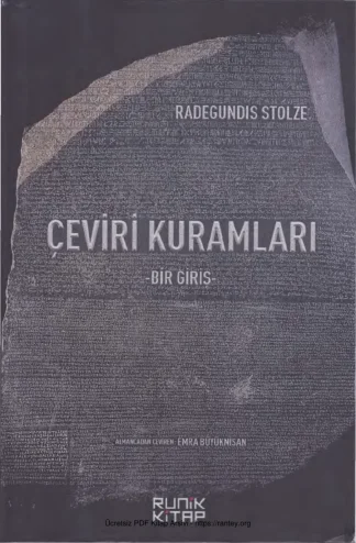 Çeviri Kuramları Runik Kitap kitap kapağı