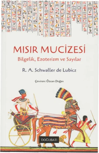 de Lubicz Mısır Mucizesi Bilgelik Ezoterizm ve Sayılar kitap kapağı