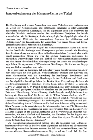 1 19 Juhrgang 1974 Nermin Abadan Unat