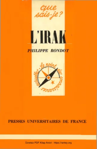 Que sais je lIrak kitap kapağı