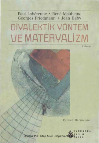 Diyalektik Yöntem ve Materyalizm Evrensel Basım Yayın
