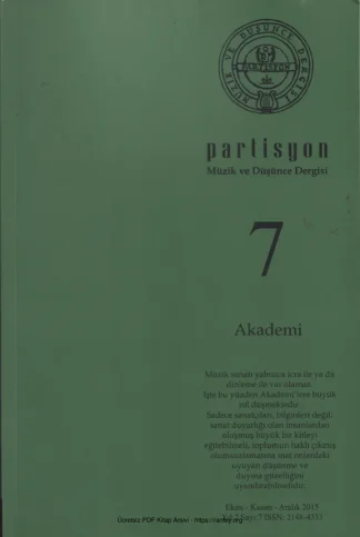 Partisyon Dergisi 7 - Ekim Kasım Aralık 2015