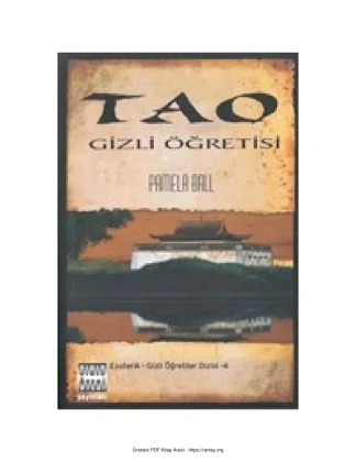 Tao Gizli Öğretisi