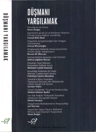 Düşmanı Yargılamak Zoe Yayınları