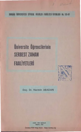 Üniversite Öğrencilerinin Serbest Zaman Faaliyetleri