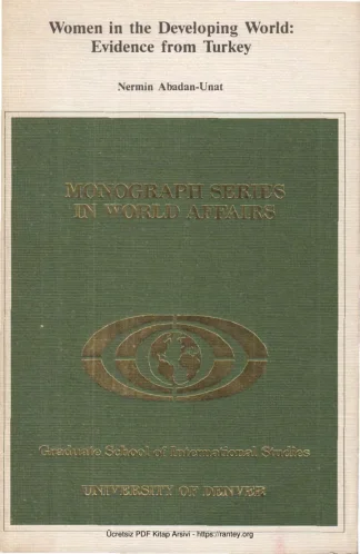 Unat Women in the Developing World Evidence From Turkey Denver Üniversity Press kitap kapağı