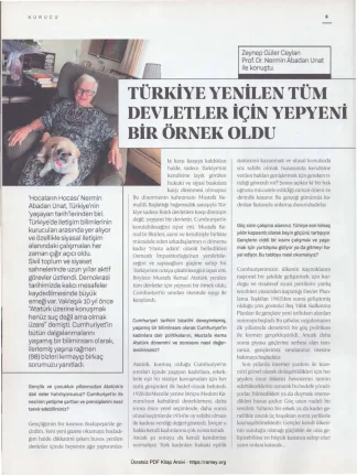 Unat Türkiye Yenilen Tüm Devletler İçin Yepyeni Bir Örnek Oldu kitap kapağı
