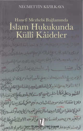 Hanef Mezhebi Bağlamında İslam Hukukunda Küll Kideler