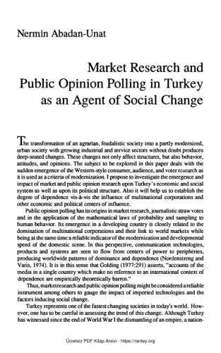 Structural Change in Turkish Society Nermin Abadan Unat