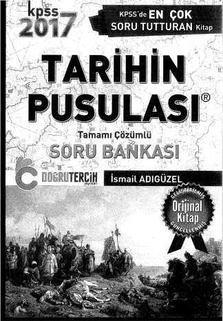 İsmail Adıgüzel Tarihin Pusulası Soru Bankası 2017