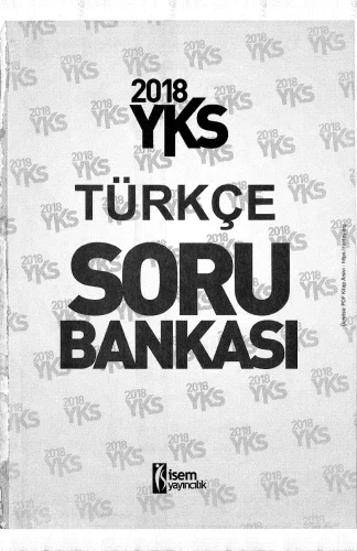 İSEM YKS TÜRKÇE SORU BANKASI