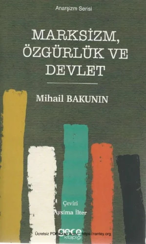 Marksizm Özgürlük ve Devlet kitap kapağı