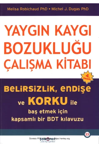 Yaygın Kaygı Bozukluğu Çalışma Kitabı kitap kapağı