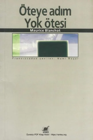Öteye Adım Yok Ötesi kitap kapağı