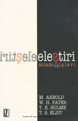 Eleştiri Anlamı ve İşlevi