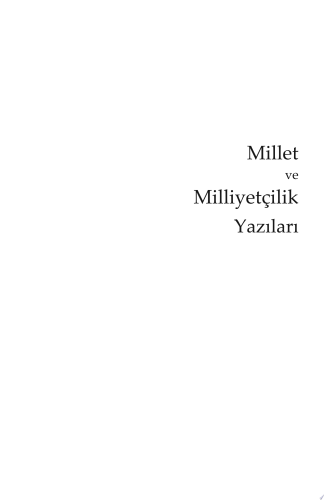 Milliyetcilik