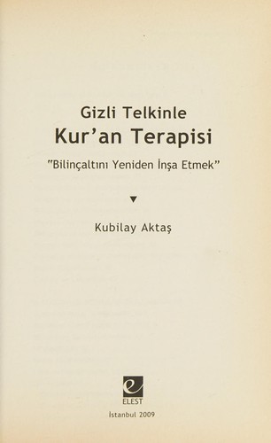 Gizli Telkinle Kur'an Terapisi