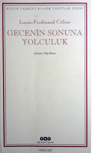 Celine Gecenin Sonuna Yolculuk
