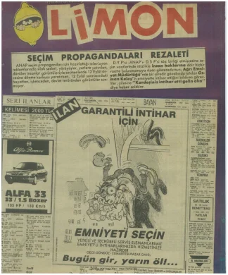 Limon 1991 Sayı 290