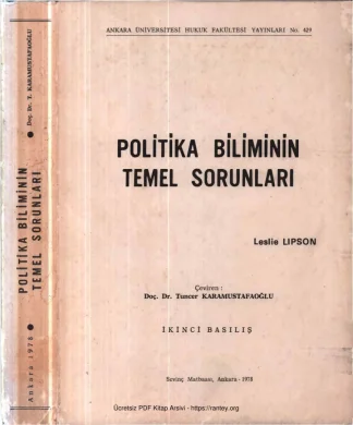 Politika Biliminin Temel Sorunları AÜHF Yayınları