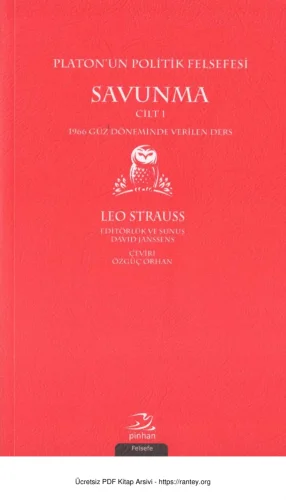 Platonun Politik Felsefesi I Savunma