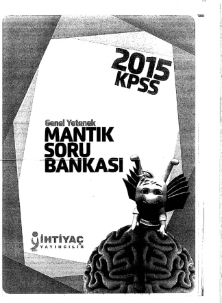 İhtiyaç Mantık Soru Bankası 2015
