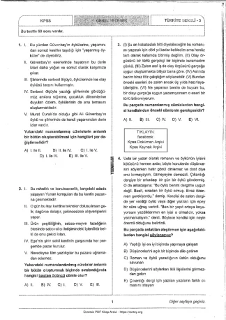 Yediiklim 2018 Tg3 GyGk