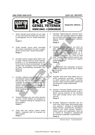 deneme4gkgyçözüm kitap kapağı