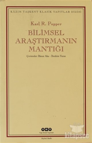 Bilimsel Araştırmanın Mantığı kitap kapağı