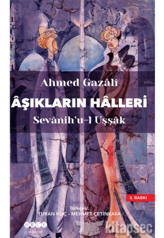 Aşıkların Halleri Ahmed Gazali kitap kapağı
