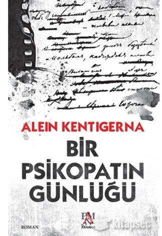 Bir Psikopatın Günlüğü Alein Kentigerna kitap kapağı