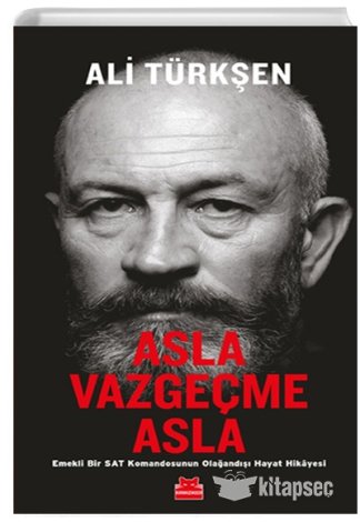 Asla Vazgeçme Asla Kırmızı Kedi Yayınevi kitap kapağı
