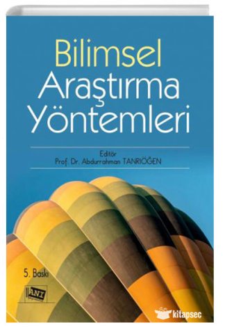 Bilimsel Araştırma Yöntemleri kitap kapağı