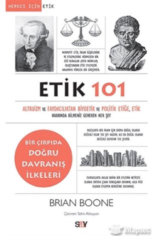 Etik 101 Brian Boone kitap kapağı