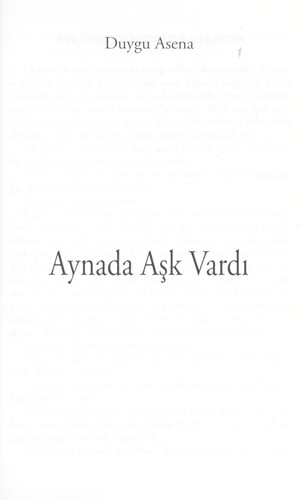 Aynada ask vardi kitap kapağı