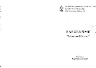 Baburname kitap kapağı