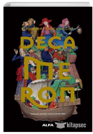 Decameron Tam Metin Giovanni Boccaccio kitap kapağı