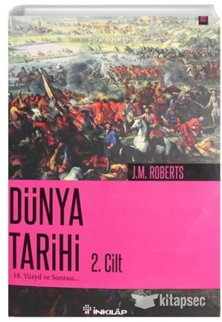 Dünya Tarihi 2. Cilt J. M. Roberts kitap kapağı