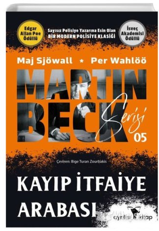 Kayıp İtfaiye Arabası Martin Beck Serisi 5 kitap kapağı