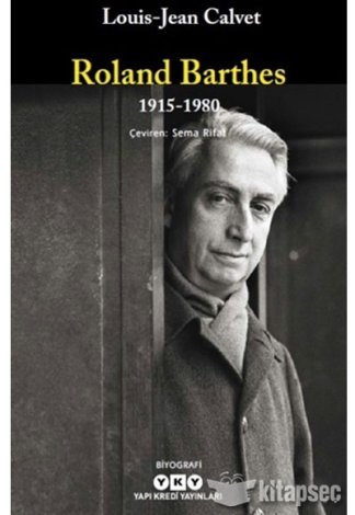 Roland Barthes 1915 1980 kitap kapağı