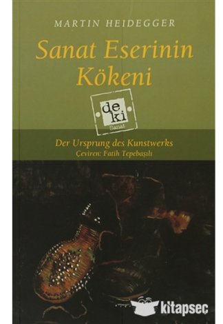 Sanat Eserinin Kökeni kitap kapağı