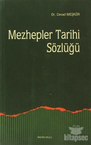Mezhepler Tarihi Sözlüğü kitap kapağı