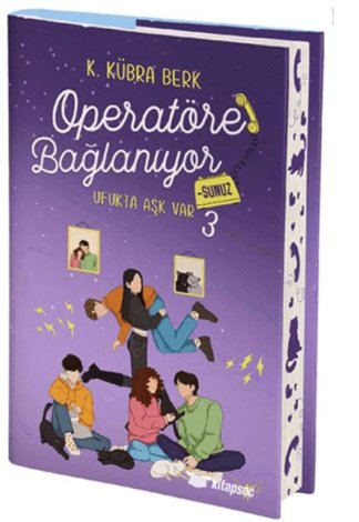 Operatöre Bağlanıyorsunuz 3 Ufukta Aşk Var ( Yan Boyamalı ) kitap kapağı