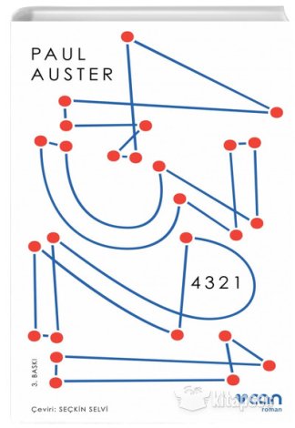 4 3 2 1 Paul Auster kitap kapağı