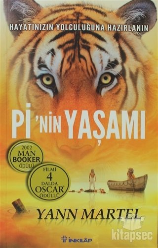 Pi`nin Yaşamı kitap kapağı
