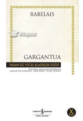 Gargantua Hasan Ali Yücel Klasikleri kitap kapağı