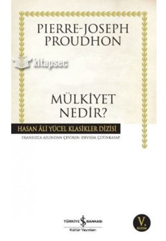 Mülkiyet Nedir? Hasan Ali Yücel Klasikleri kitap kapağı